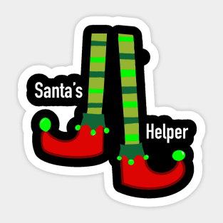 Elf Santa’s Helper Sticker